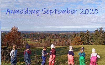 Anmeldung für September 2021