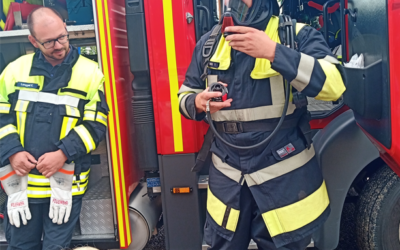 Besuch von der Feuerwehr
