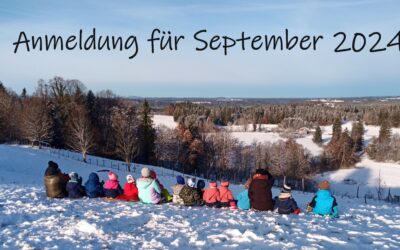 Anmeldung September 2024