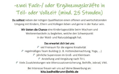 Wir suchen neue Mitarbeiter ab September 2026!